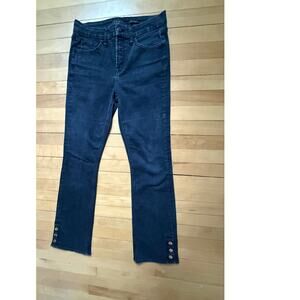 Jen7 by 7 For All Mankind Slim Bootcut Jeans Button Hem Detail - Size 4/27 EUC